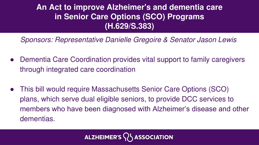 an act to improve alzheimer s and dementia care