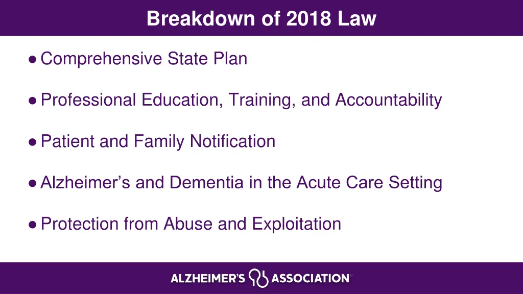 breakdown of 2018 law