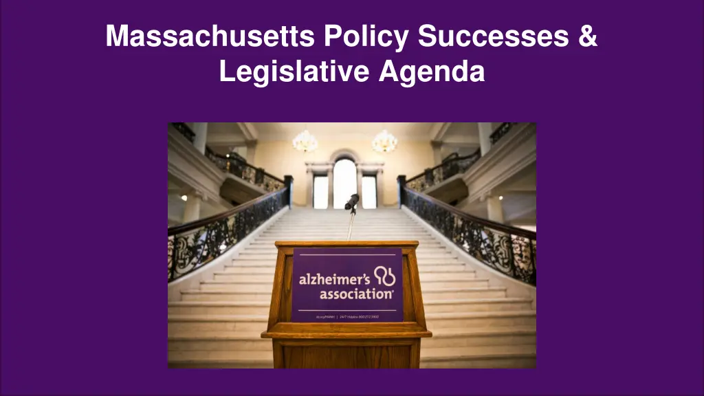 massachusetts policy successes legislative agenda