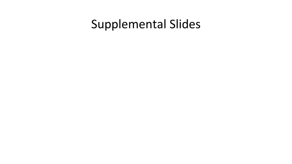 supplemental slides