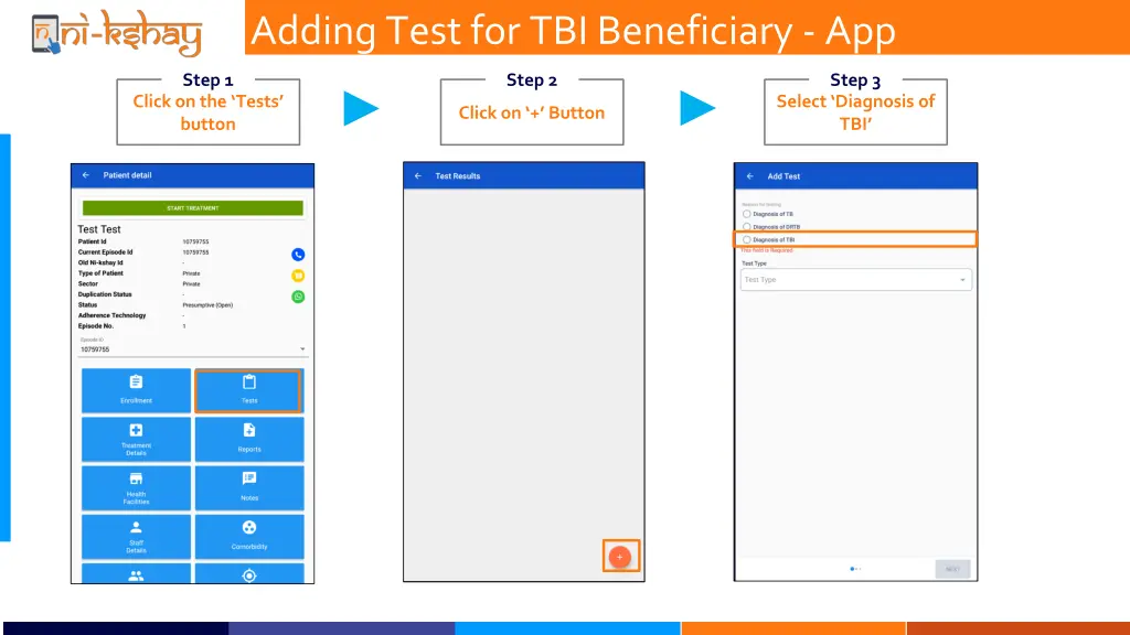 adding test for tbi beneficiary app