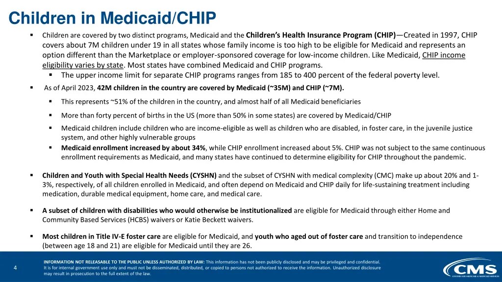 children in medicaid chip children are covered