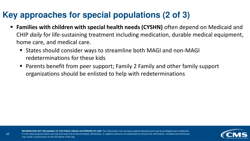 key approaches for special populations 2 of 3