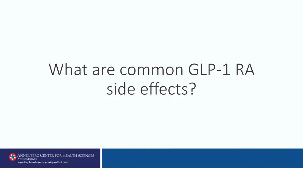 what are common glp 1 ra side effects