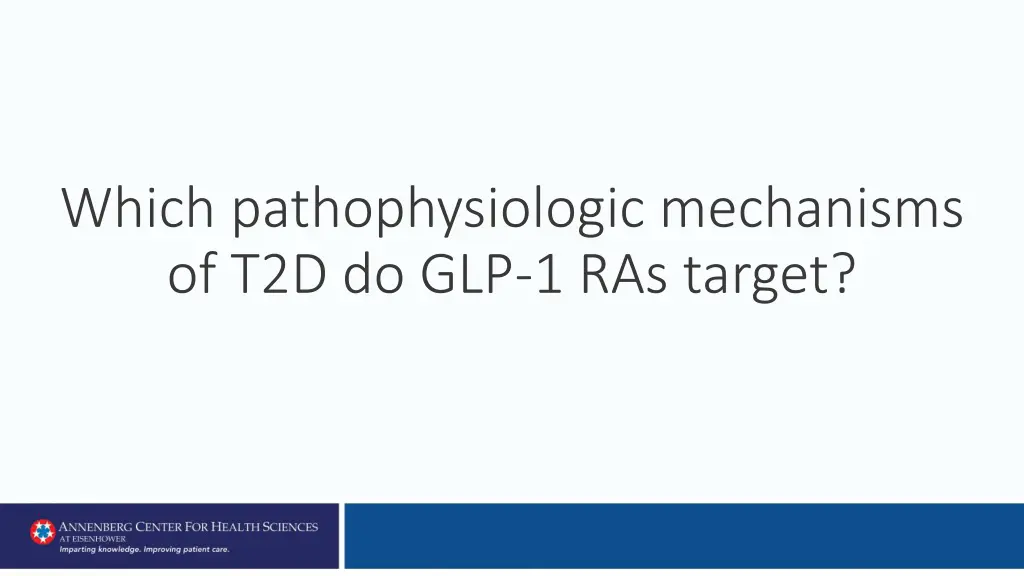 which pathophysiologic mechanisms