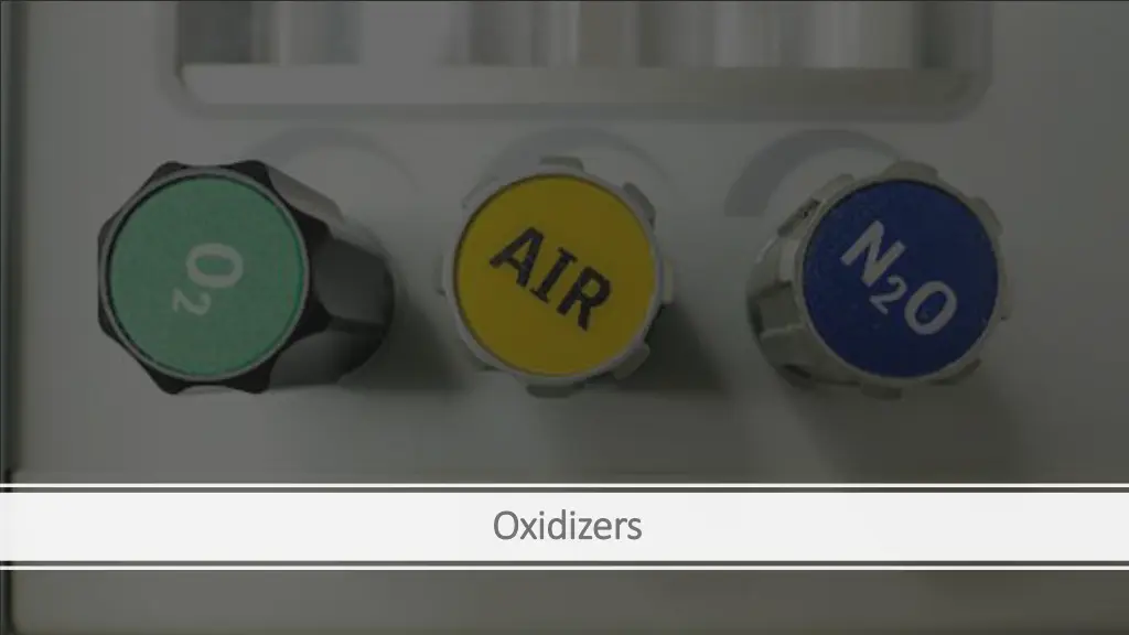 oxidizers oxidizers