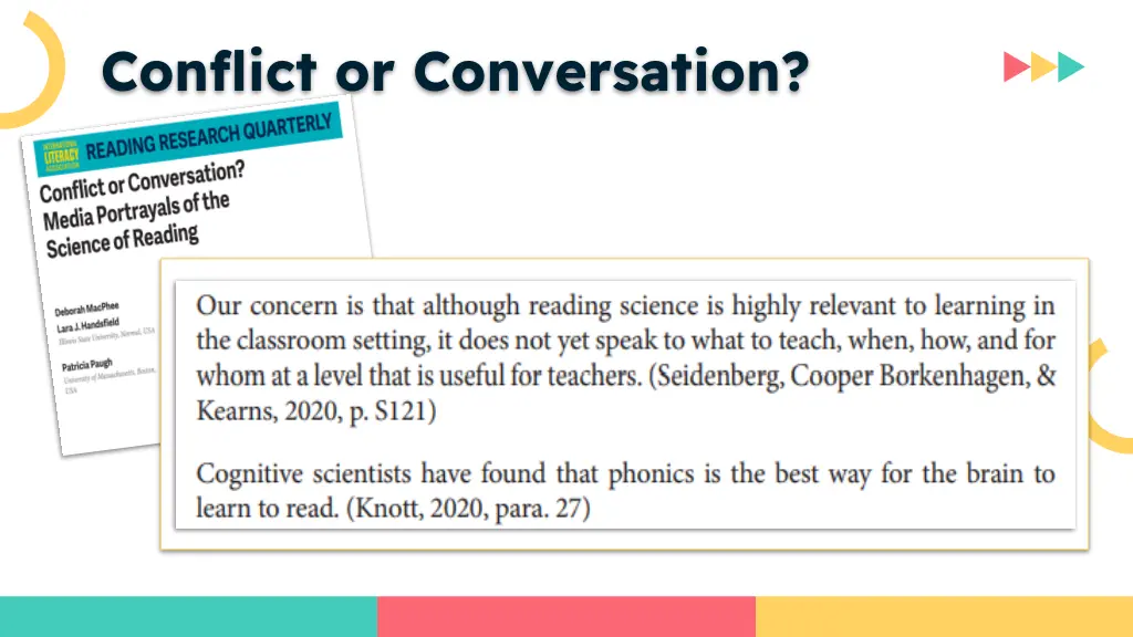 conflict or conversation