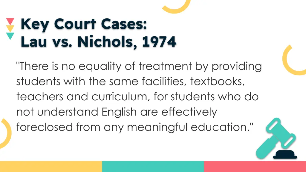 key court cases lau vs nichols 1974