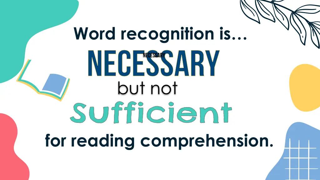 word recognition is 1