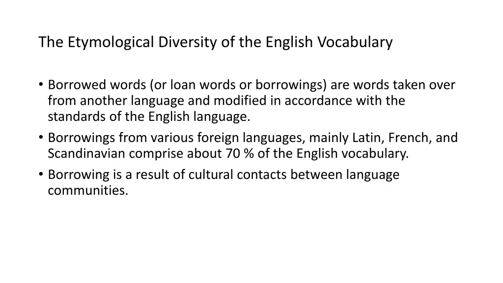 the etymological diversity of the english 2