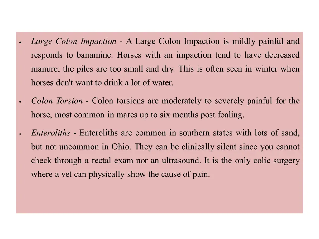 large colon impaction a large colon impaction