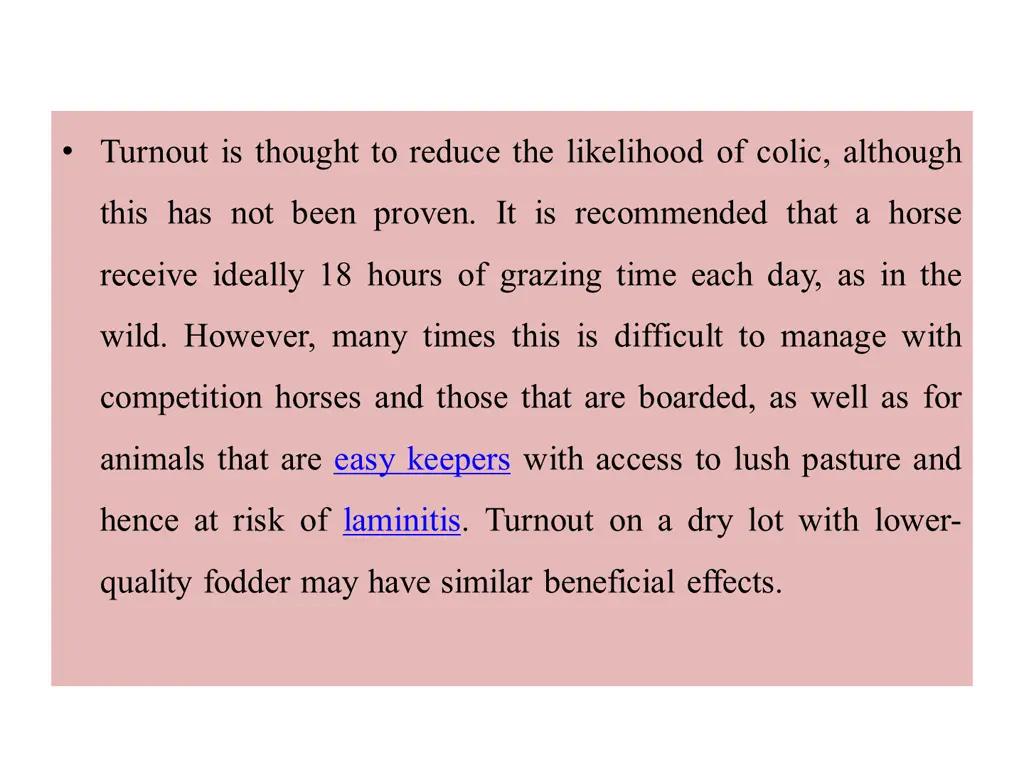 turnout is thought to reduce the likelihood