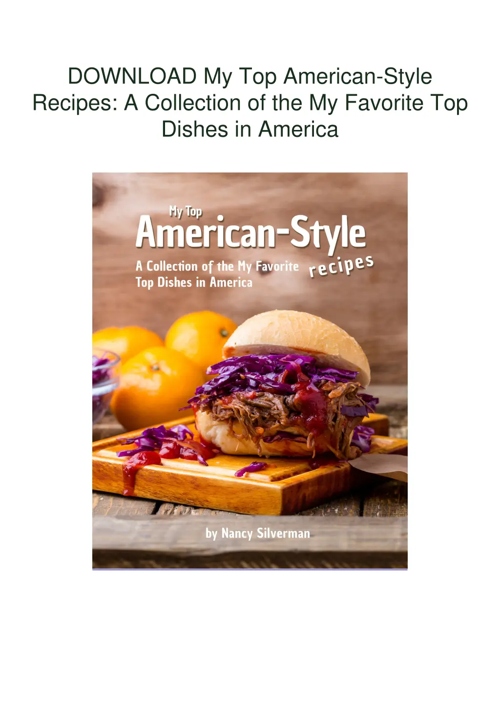 download my top american style recipes