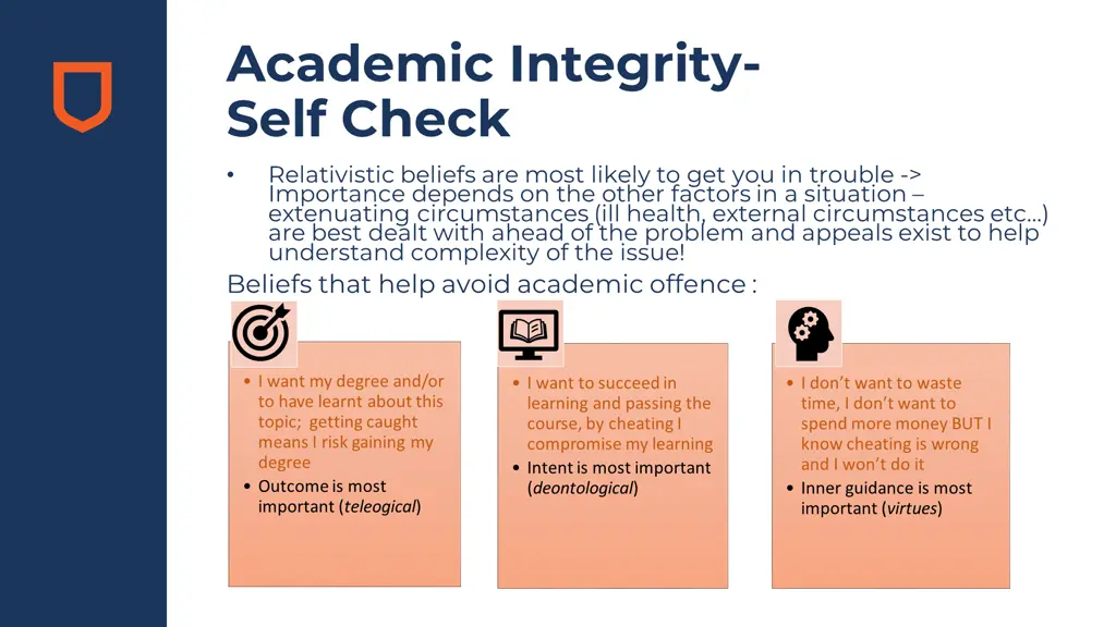 academic integrity self check relativistic