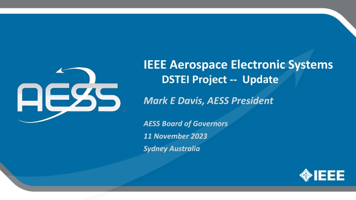 ieee aerospace electronic systems dstei project