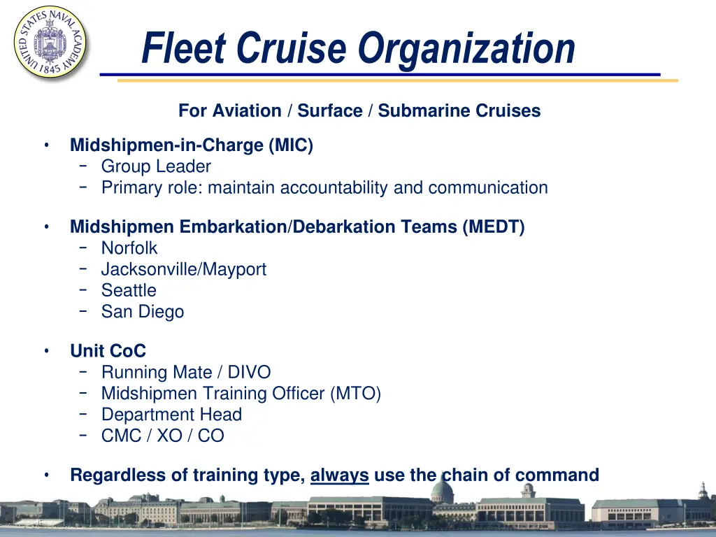 fleet cruise organization