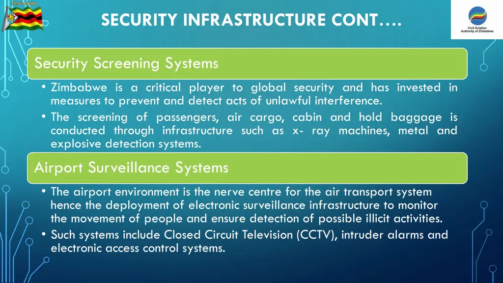 security infrastructure cont