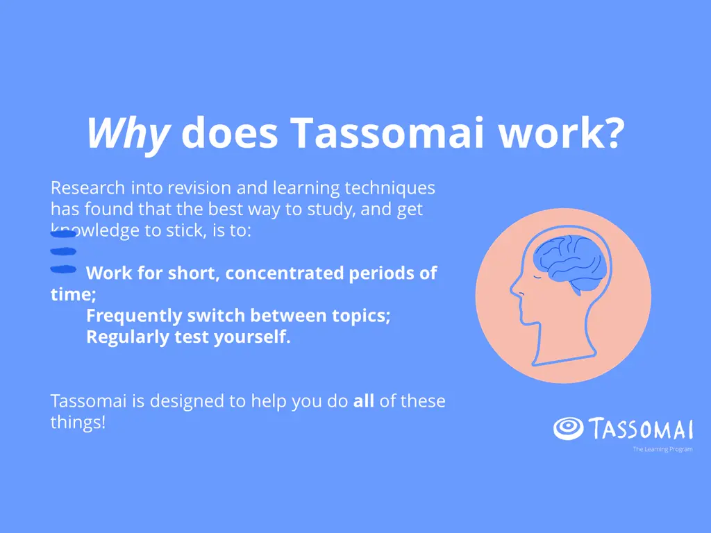 why does tassomai work