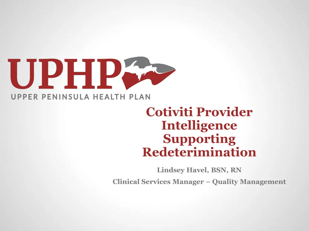 cotiviti provider intelligence supporting