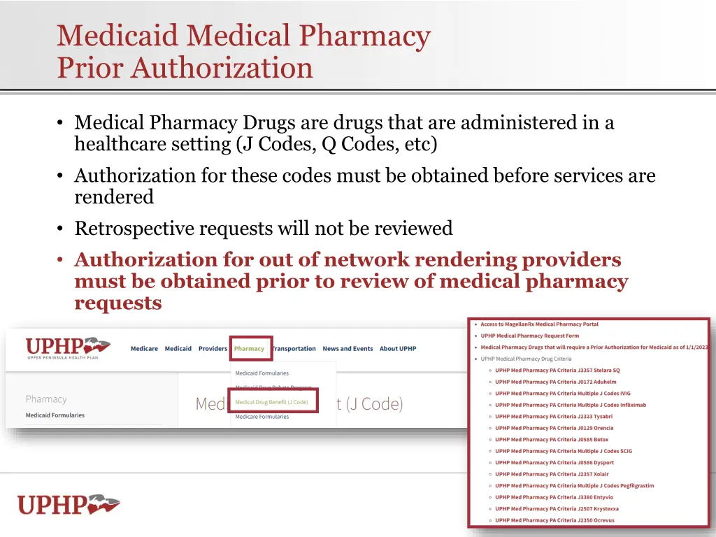 medicaid medical pharmacy prior authorization