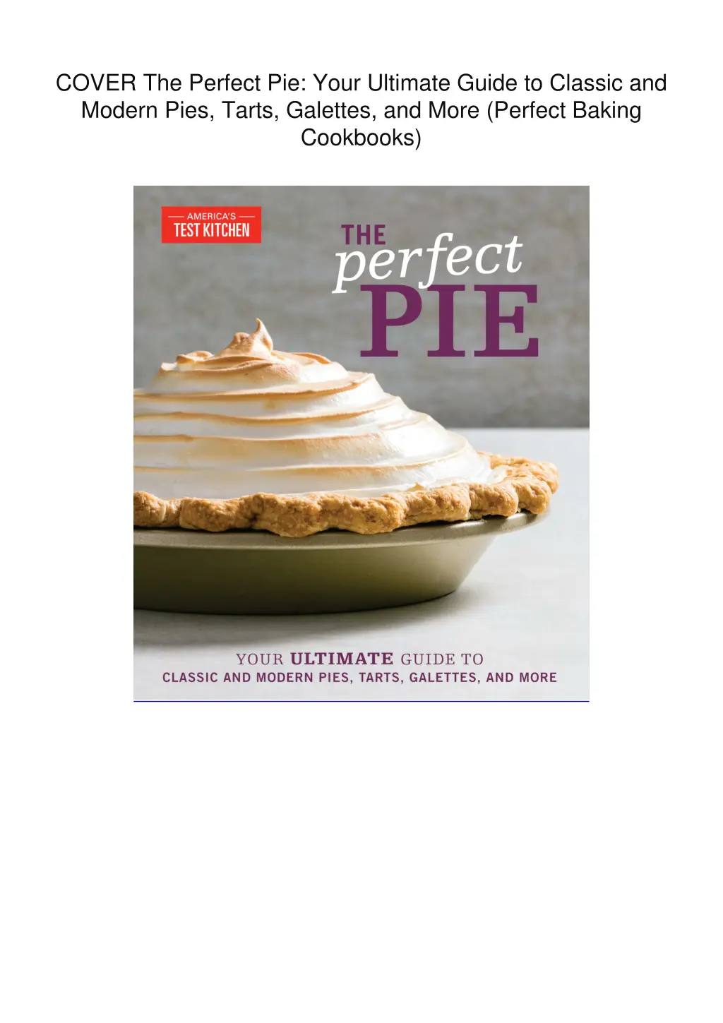 cover the perfect pie your ultimate guide