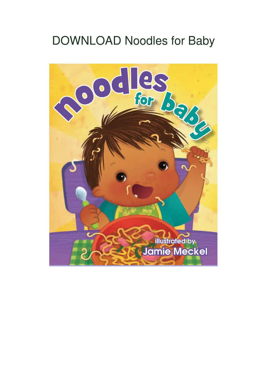 download noodles for baby