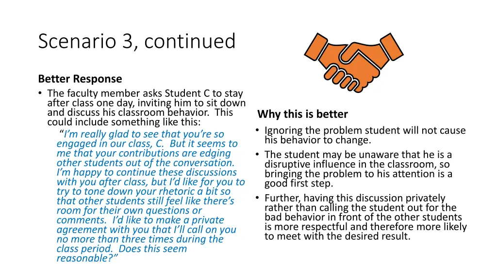 scenario 3 continued