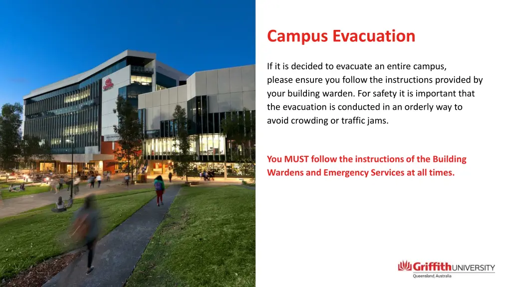 campus evacuation