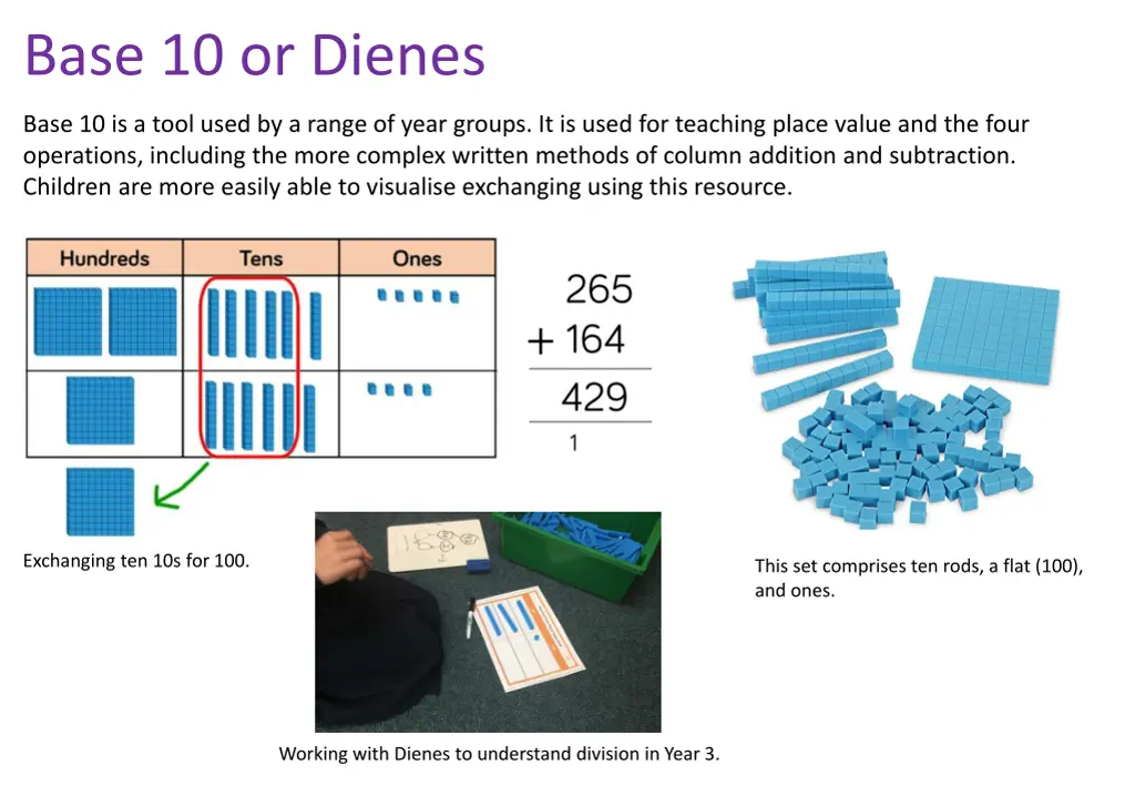 base 10 or dienes