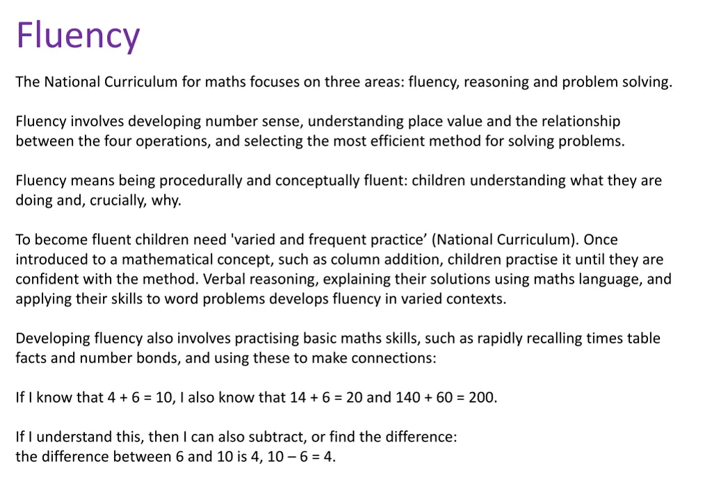 fluency