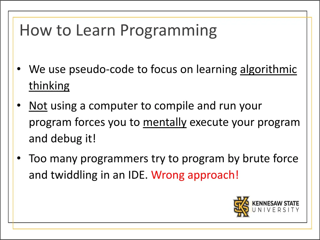 how to learn programming