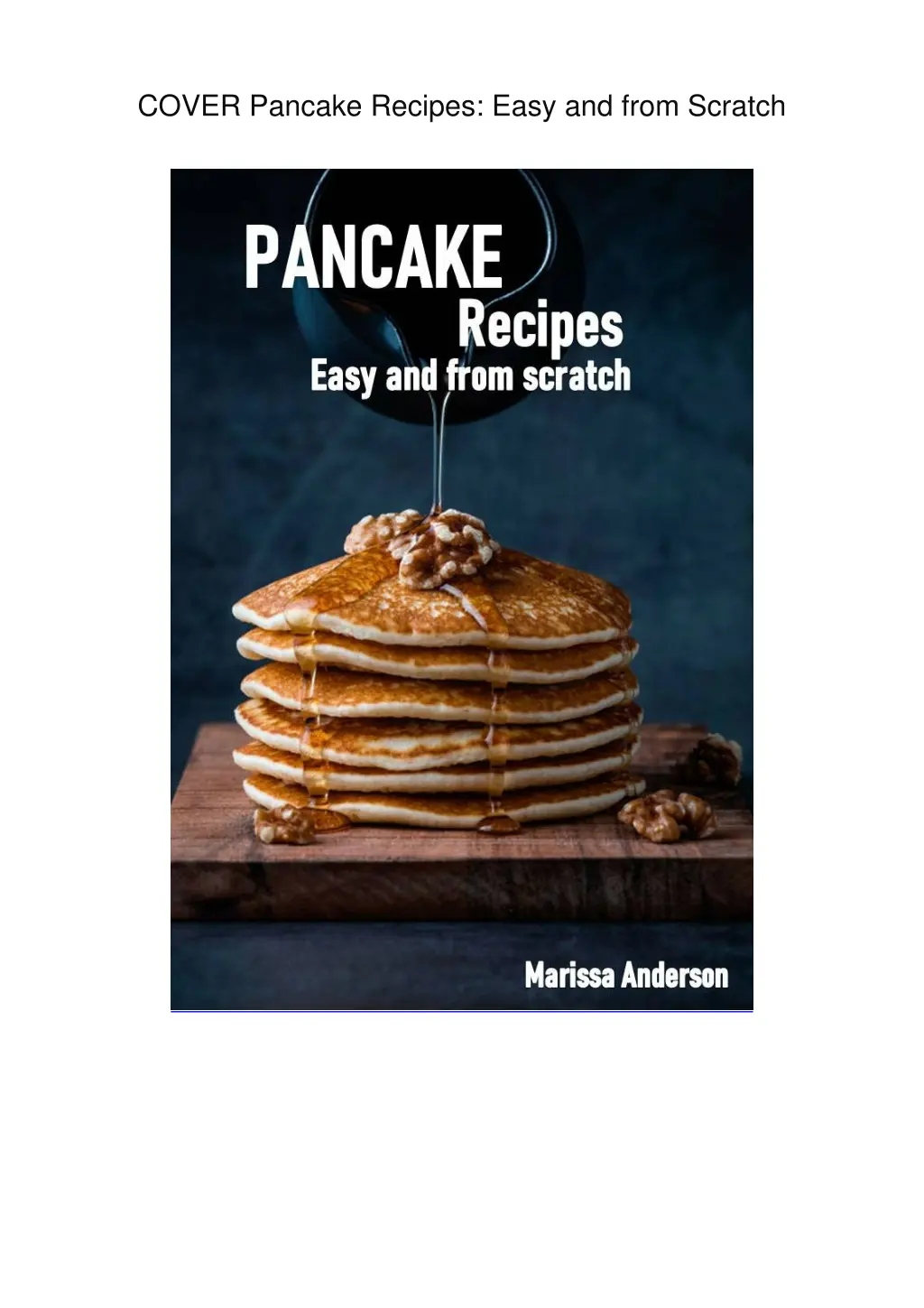 cover pancake recipes easy and from scratch