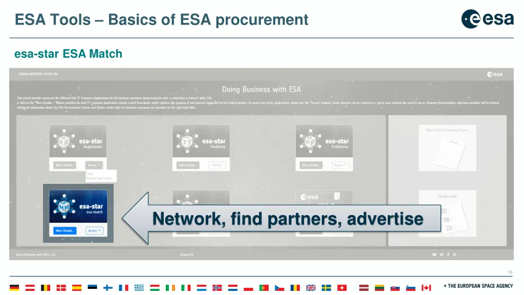 esa tools basics of esa procurement 4