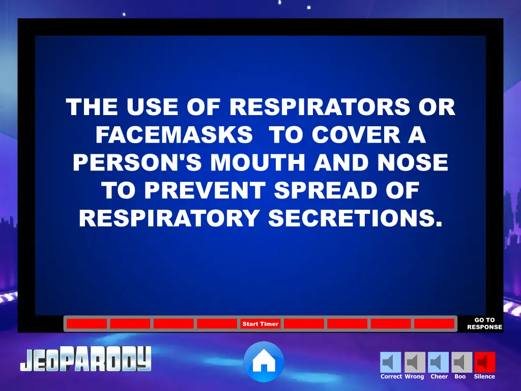 the use of respirators or facemasks to cover