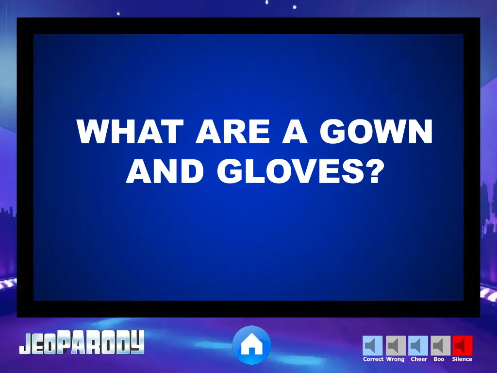 what are a gown and gloves