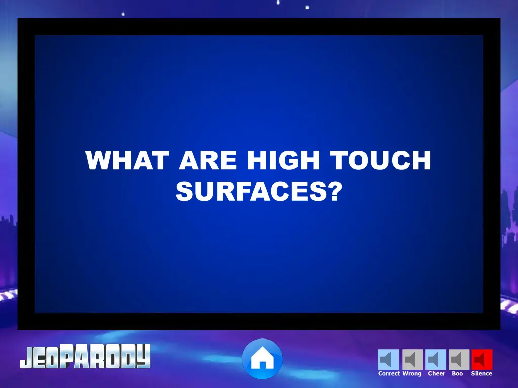 what are high touch surfaces