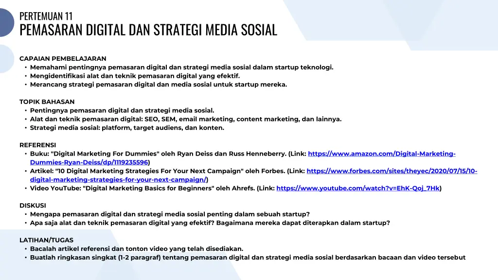 pertemuan 11 pemasaran digital dan strategi media