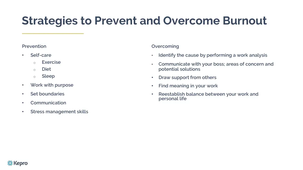 strategies to prevent and overcome burnout 1