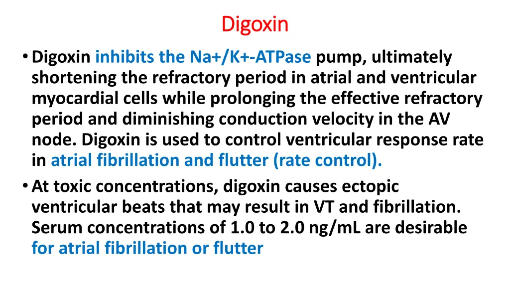 digoxin digoxin