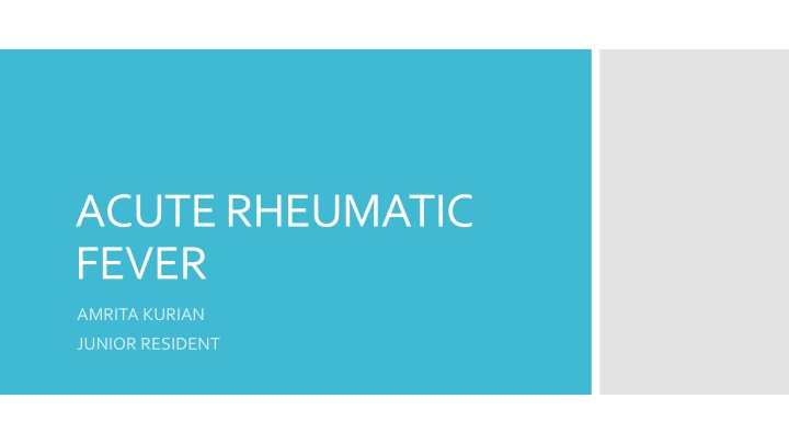 acute rheumatic fever