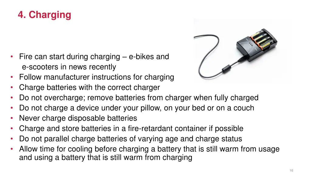 4 charging