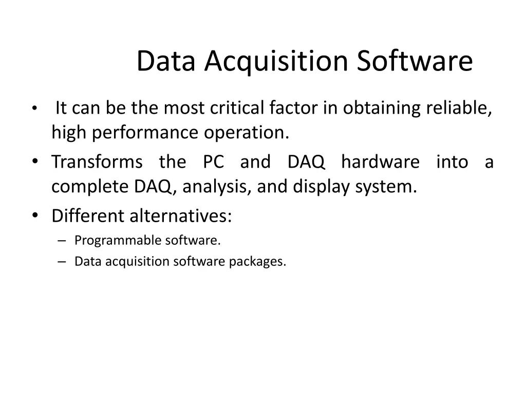 data acquisition software