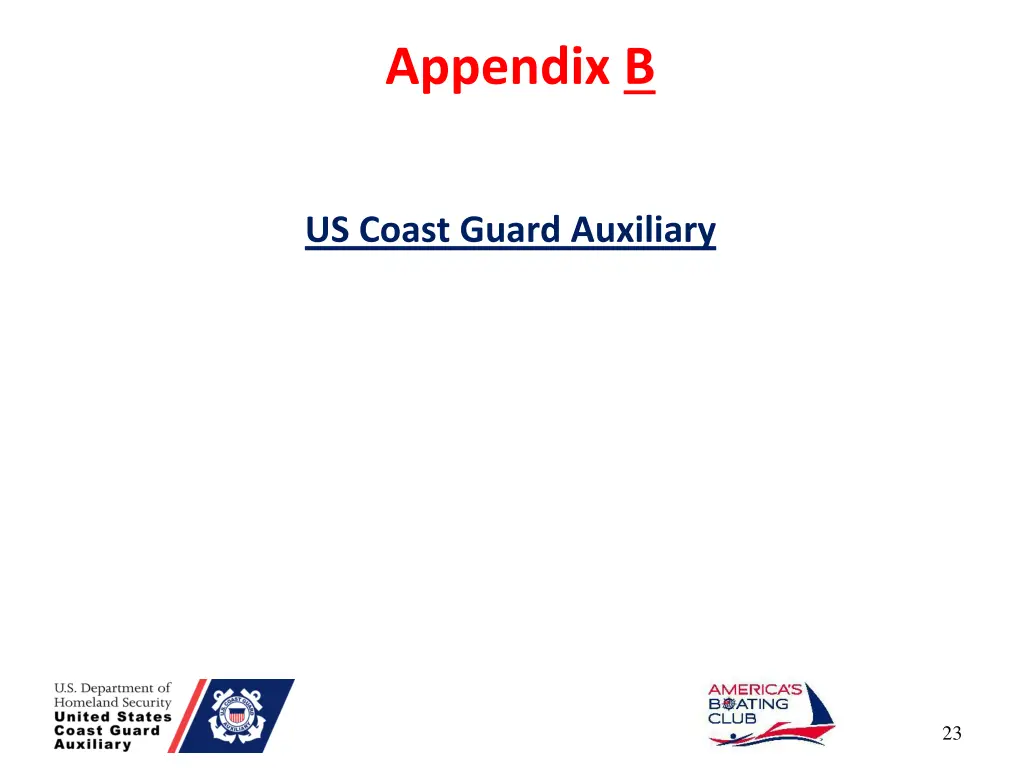 appendix b