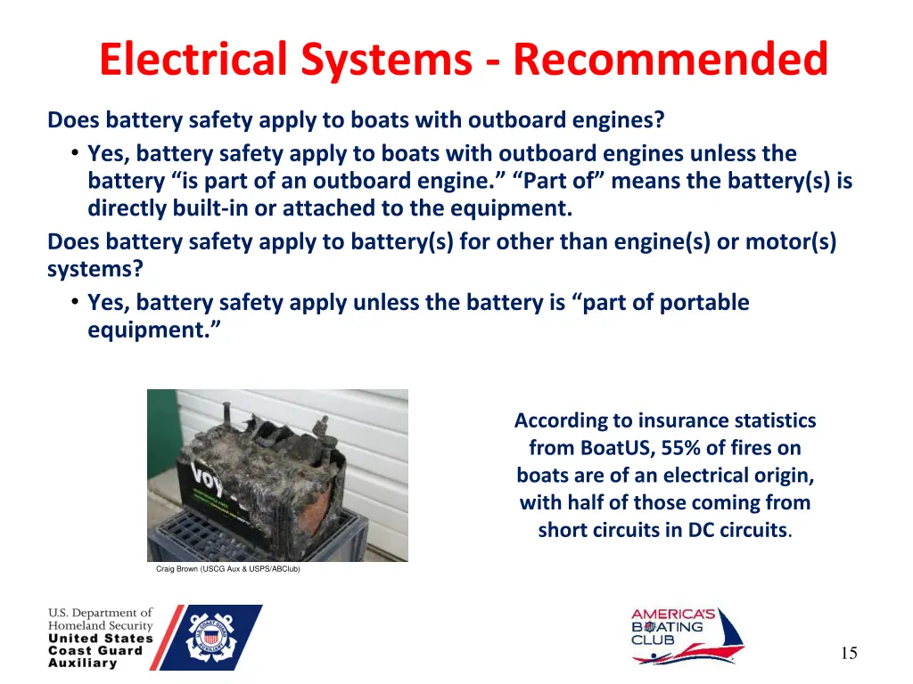 electrical systems recommended