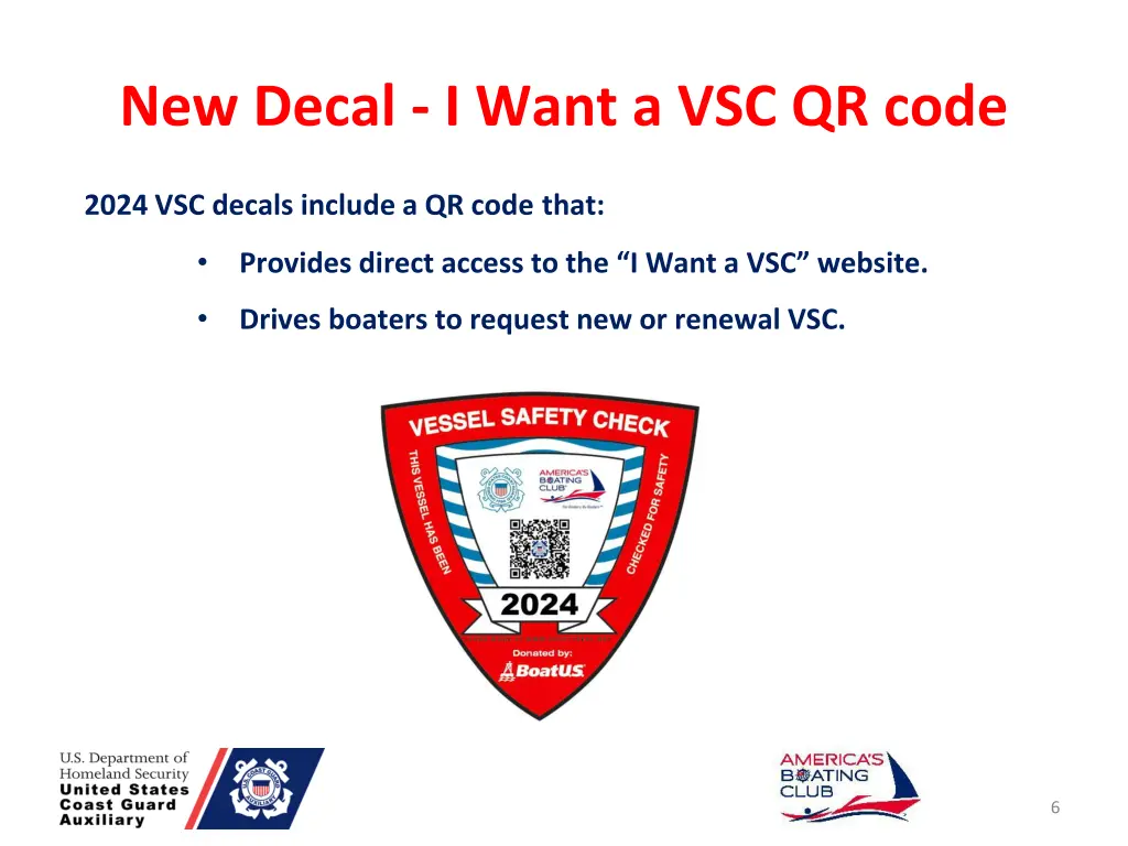 new decal i want a vsc qr code