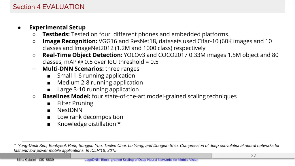 section 4 evaluation