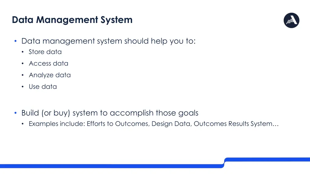 data management system