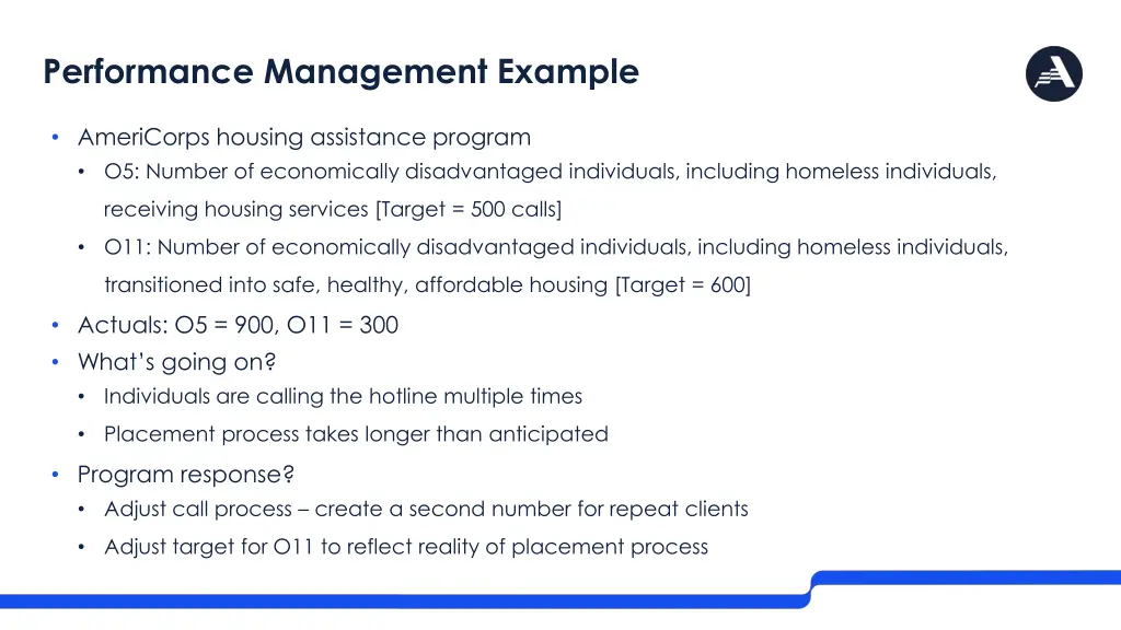 performance management example
