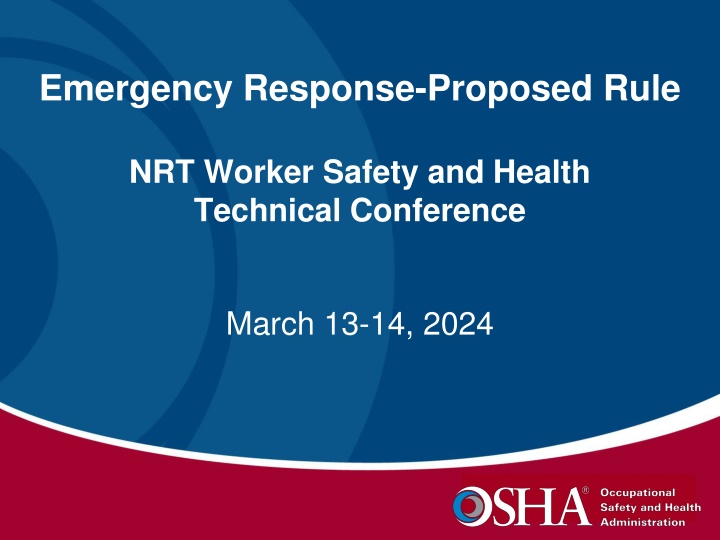 emergency response proposed rule