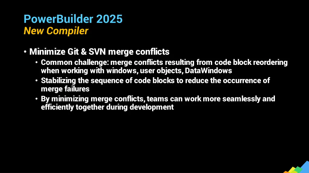 powerbuilder 2025 new compiler 2